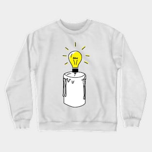 Candle light bulb Crewneck Sweatshirt